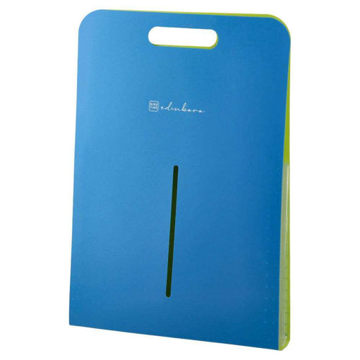 Picture of EXPANDING FILE VERTICAL A4 5 TABS BLUE